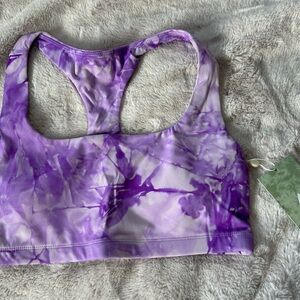 Balance Athletica Purple Racerback Sports Bra